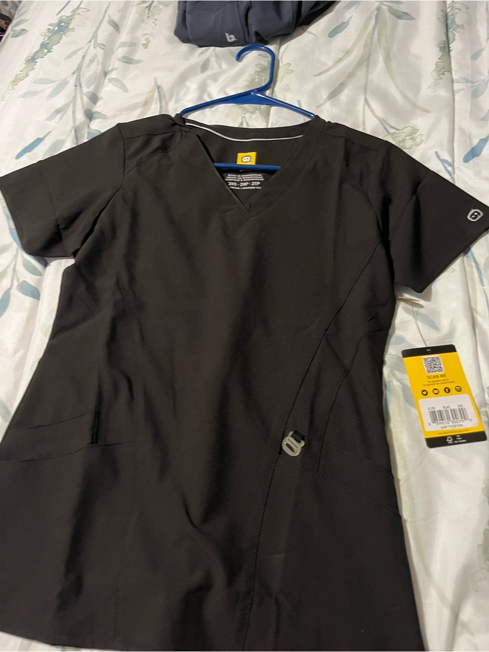 Unbranded Men's Black V-Neck Utility Shirt